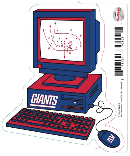 Fan Creations Decal New York Giants 3in Decal Computer