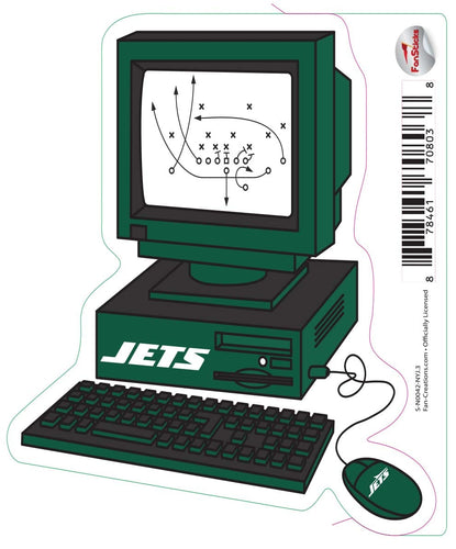 Fan Creations Decal New York Jets 3in Decal Computer