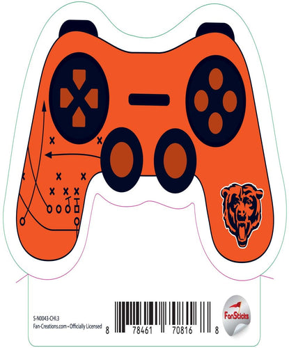 Fan Creations Decal Chicago Bears 3in Decal Game Controller
