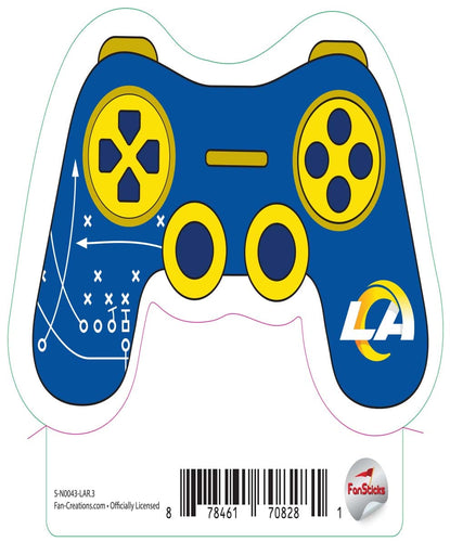 Fan Creations Decal Los Angeles Rams 3in Decal Game Controller