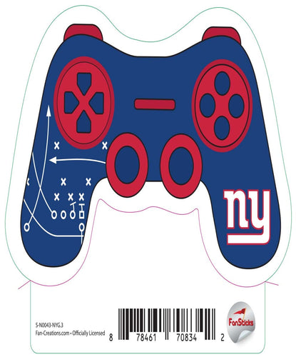 Fan Creations Decal New York Giants 3in Decal Game Controller