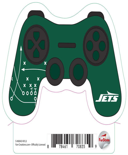 Fan Creations Decal New York Jets 3in Decal Game Controller