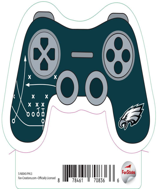 Fan Creations Decal Philadelphia Eagles 3in Decal Game Controller