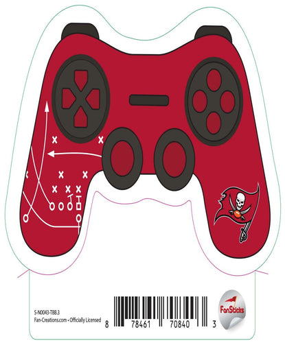 Fan Creations Decal Tampa Bay Buccaneers 3in Decal - Game Controller