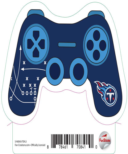 Fan Creations Decal Tennessee Titans 3in Decal - Game Controller