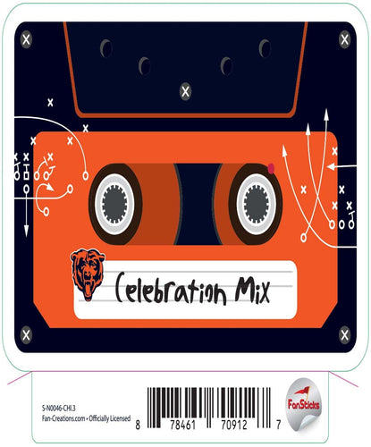 Fan Creations Decal Chicago Bears 3in Decal Tape Mix