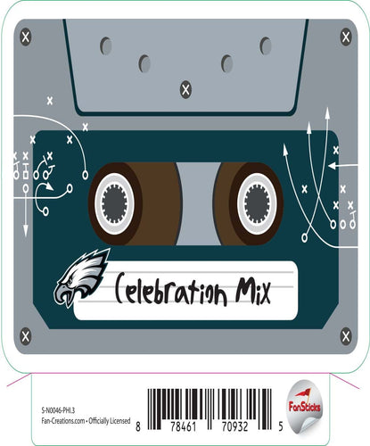 Fan Creations Decal Philadelphia Eagles 3in Decal Celebration Mix