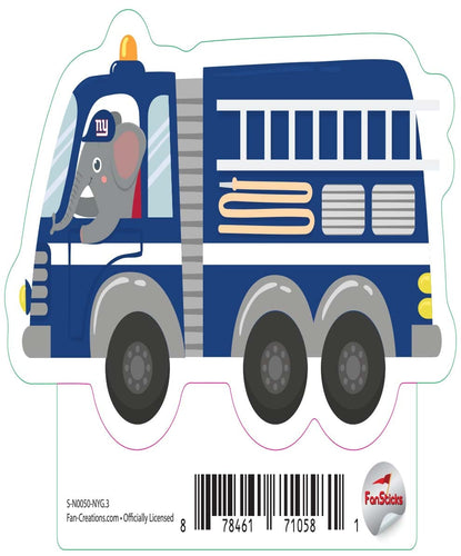 Fan Creations Decal New York Giants 3in Decal Firetruck