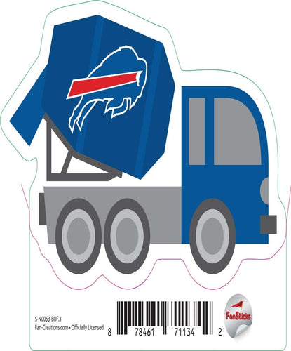 Fan Creations Decal Buffalo Bills 3in Decal Cement Truck