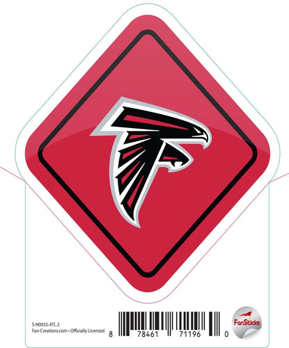 Fan Creations Decal Atlanta Falcons 3in Decal Diamond