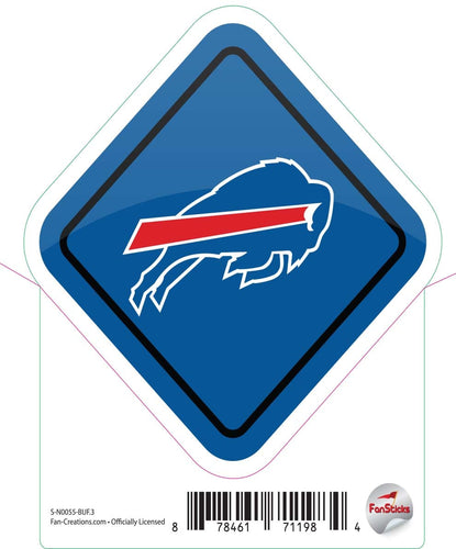 Fan Creations Decal Buffalo Bills 3in Decal Diamond