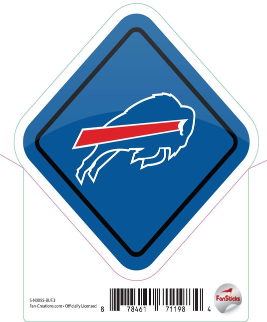 Fan Creations Decal Buffalo Bills 3in Decal Diamond