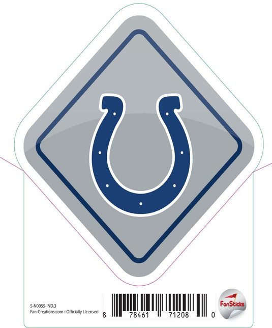 Fan Creations Decal Indianapolis Colts 3in Decal Diamond
