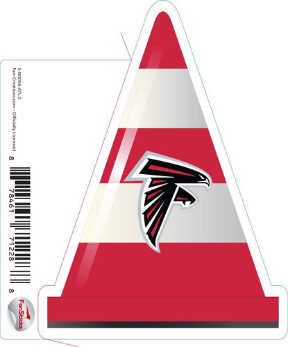 Fan Creations Decal Atlanta Falcons 3in Decal Cone