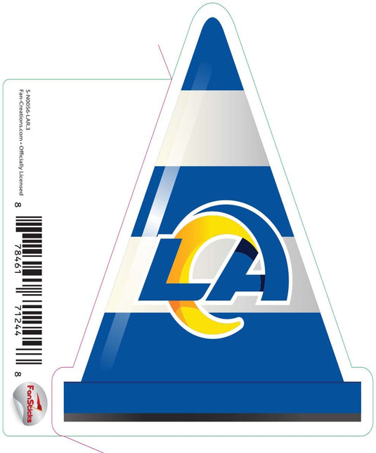 Fan Creations Decal Los Angeles Rams 3in Decal Cone