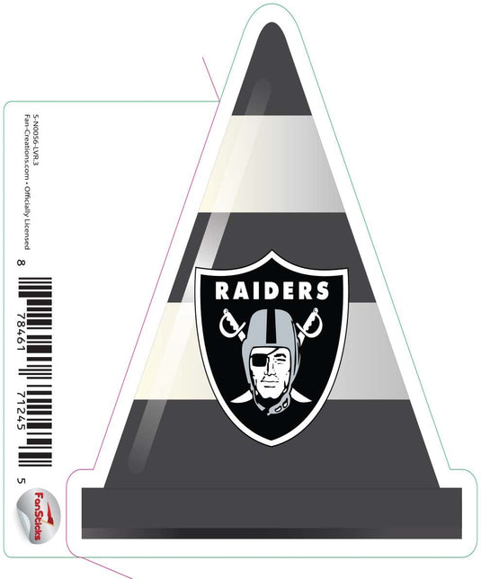 Fan Creations Decal Las Vegas Raiders 3in Decal Cone