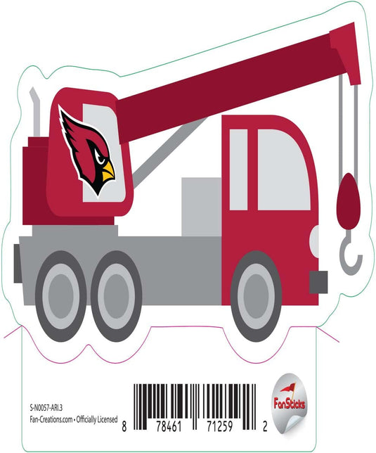 Fan Creations Decal Arizona Cardinals 3in Decal Crane