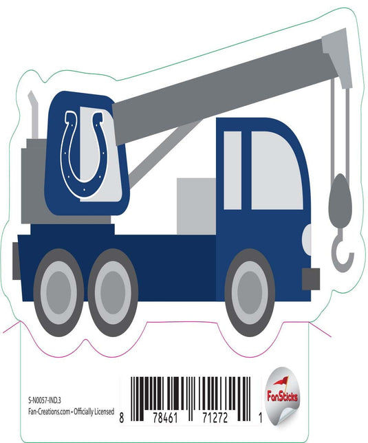 Fan Creations Decal Indianapolis Colts 3in Decal Crane