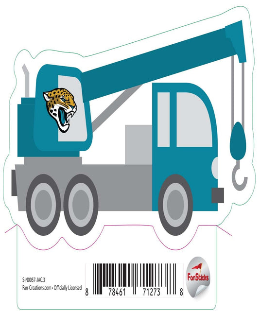 Fan Creations Decal Jacksonville Jaguars 3in Decal Crane