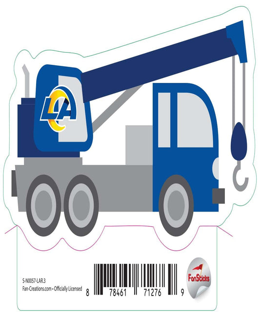 Fan Creations Decal Los Angeles Rams 3in Decal Crane