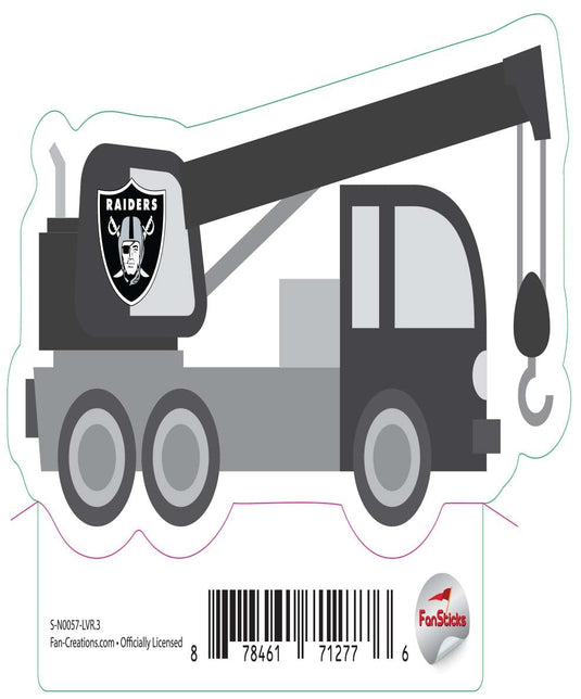 Fan Creations Decal Las Vegas Raiders 3in Decal Crane