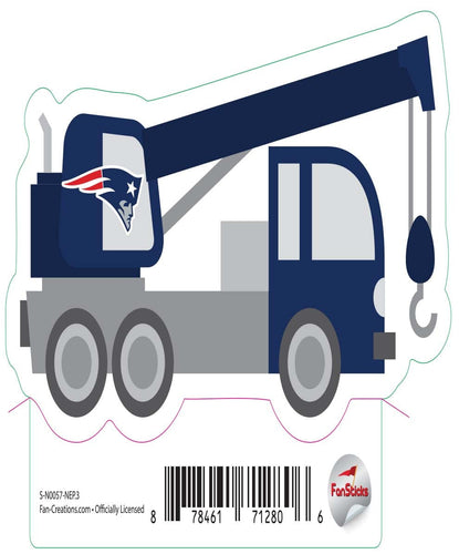 Fan Creations Decal New England Patriots 3in Decal Crane