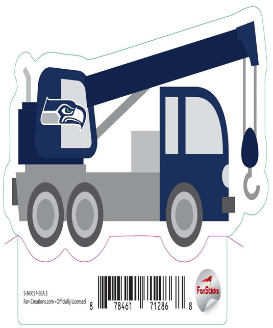 Fan Creations Decal Seattle Seahawks 3in Decal - Crane