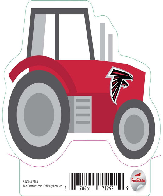 Fan Creations Decal Atlanta Falcons 3in Decal Tractor