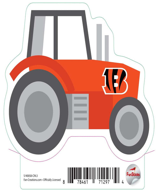 Fan Creations Decal Cincinnati Bengals 3in Decal Tractor