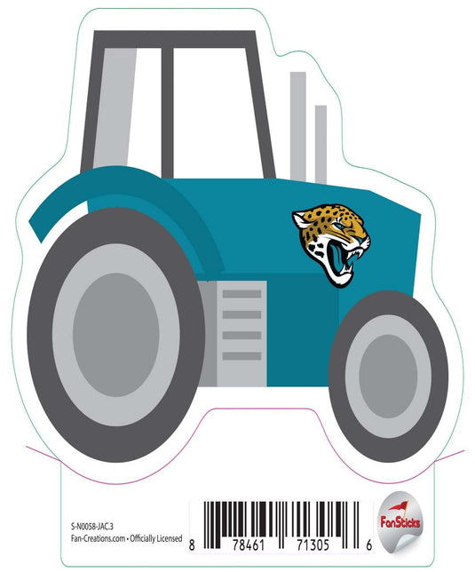 Fan Creations Decal Jacksonville Jaguars 3in Decal Tractor