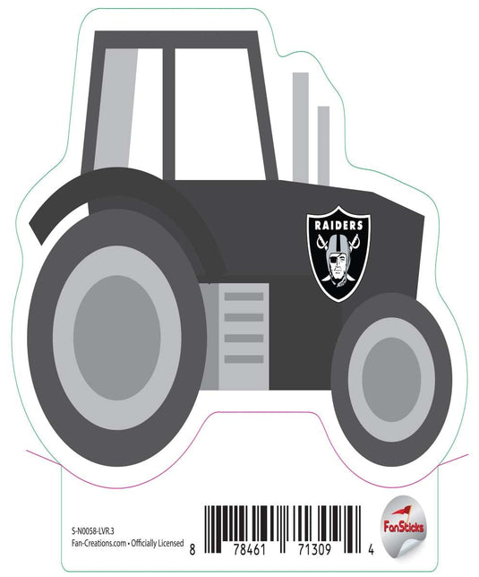 Fan Creations Decal Las Vegas Raiders 3in Decal Tractor