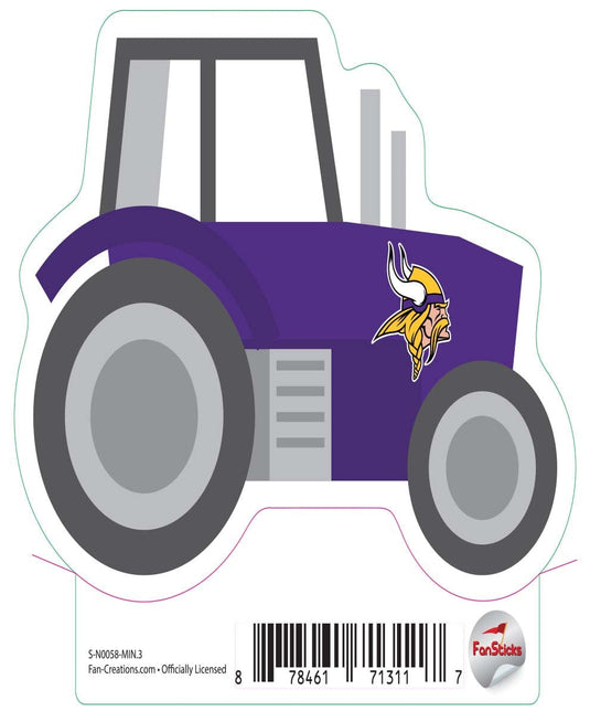 Fan Creations Decal Minnesota Vikings 3in Decal Tractor