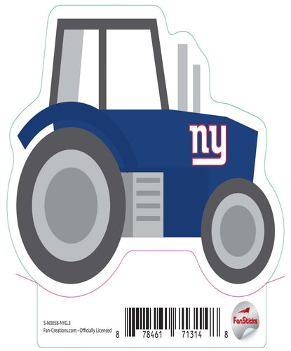 Fan Creations Decal New York Giants 3in Decal Tractor