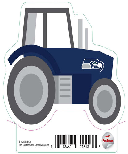 Fan Creations Decal Seattle Seahawks 3in Decal - Tractor