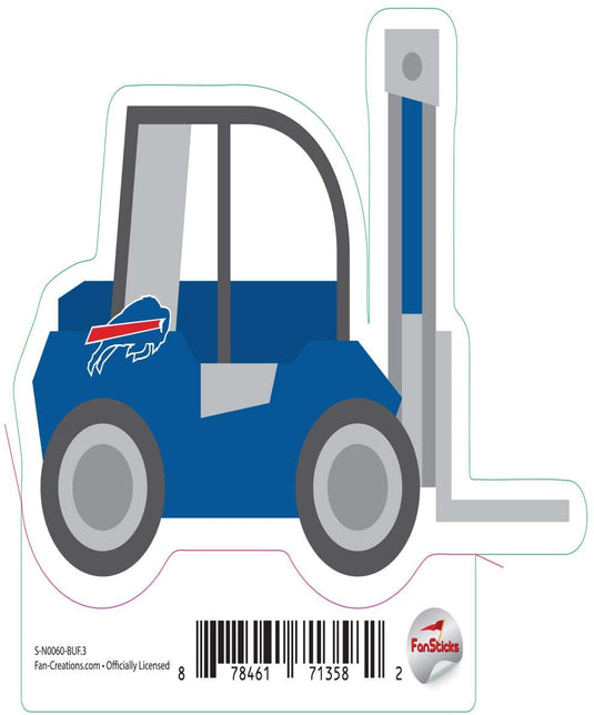 Fan Creations Decal Buffalo Bills 3in Decal Fork Lift