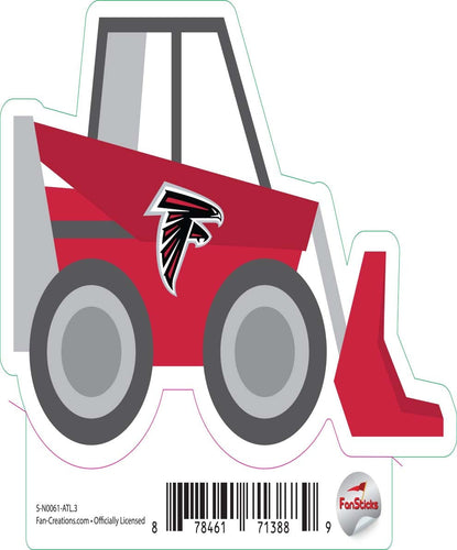 Fan Creations Decal Atlanta Falcons 3in Decal Excavator