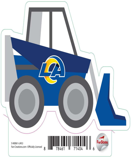 Fan Creations Decal Los Angeles Rams 3in Decal Excavator