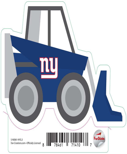 Fan Creations Decal New York Giants 3in Decal Excavator