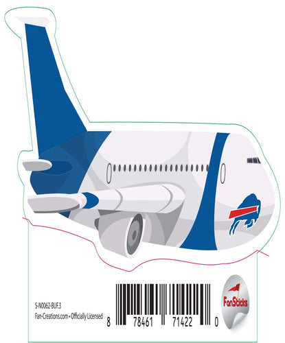 Fan Creations Decal Buffalo Bills 3in Decal Airplane