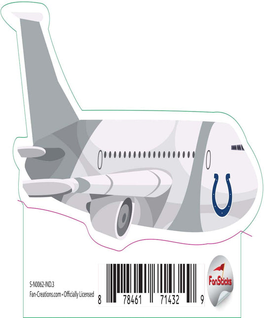Fan Creations Decal Indianapolis Colts 3in Decal Airplane