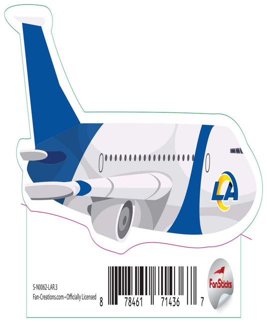 Fan Creations Decal Los Angeles Rams 3in Decal Airplane