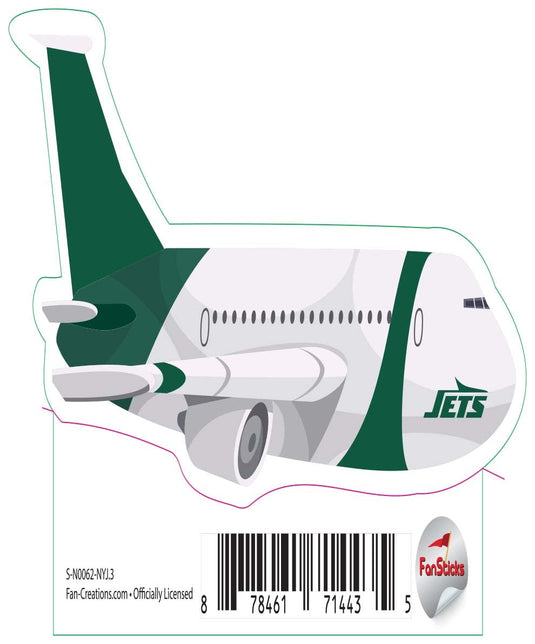 Fan Creations Decal New York Jets 3in Decal Airplane