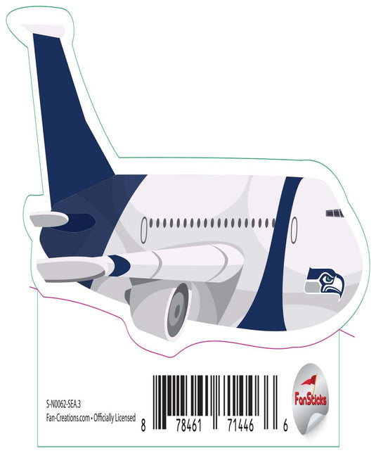 Fan Creations Decal Seattle Seahawks 3in Decal - Airplane