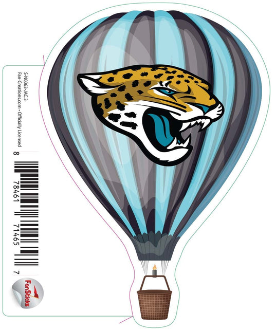 Fan Creations Decal Jacksonville Jaguars 3in Decal Hot Air Balloon