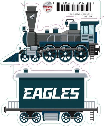 Fan Creations Decal Philadelphia Eagles 3in Decal Train