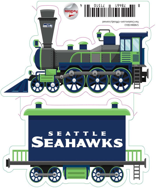 Fan Creations Decal Seattle Seahawks 3in Decal - Train