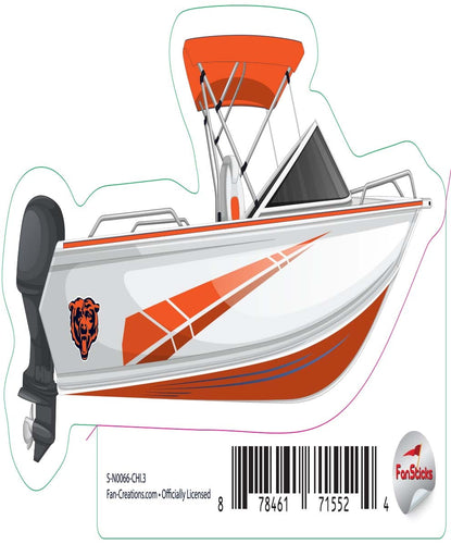 Fan Creations Decal Chicago Bears 3in Decal Boat