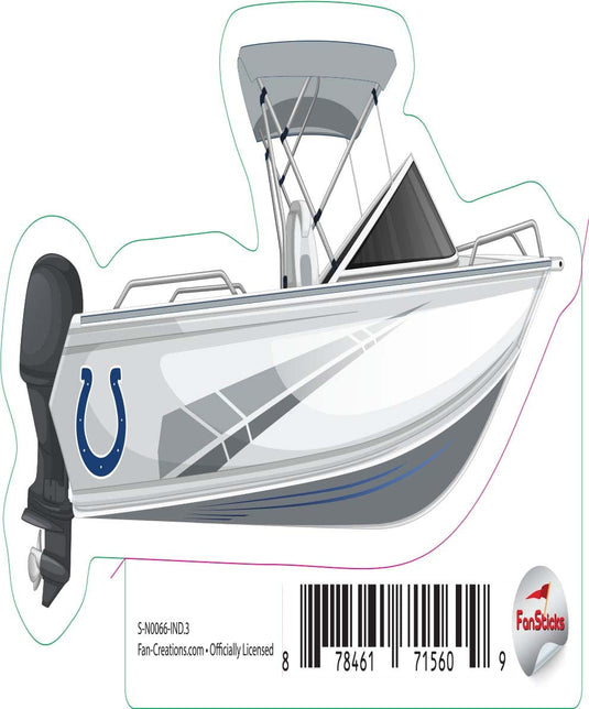 Fan Creations Decal Indianapolis Colts 3in Decal Boat