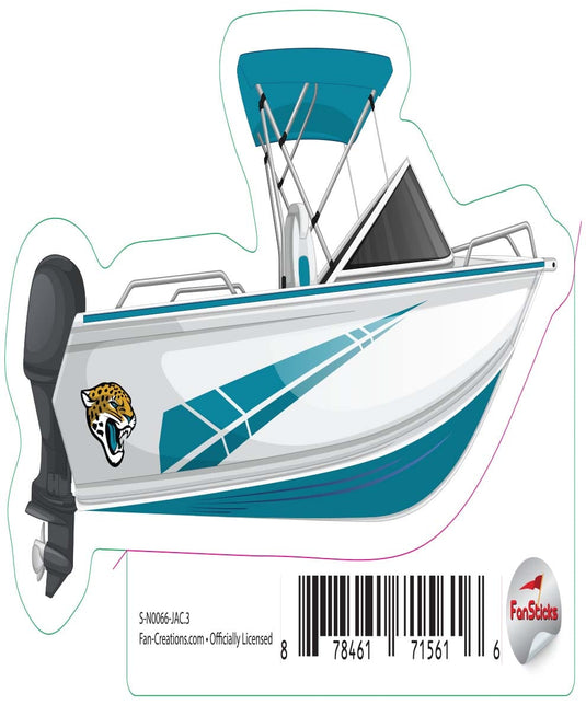 Fan Creations Decal Jacksonville Jaguars 3in Decal Boat