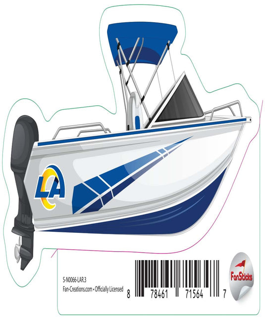 Fan Creations Decal Los Angeles Rams 3in Decal Boat